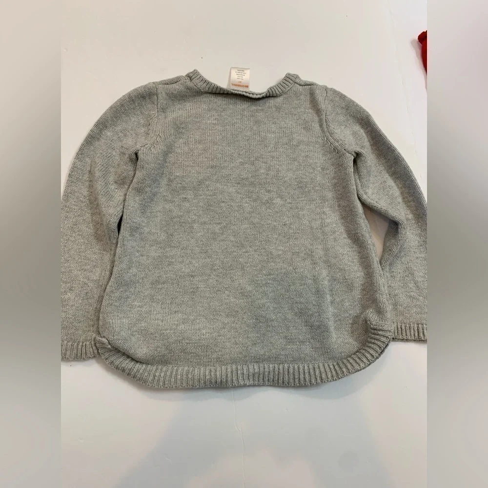 Toddler Girl Gymboree Smile Gray Sweater Tunic Sz 3T